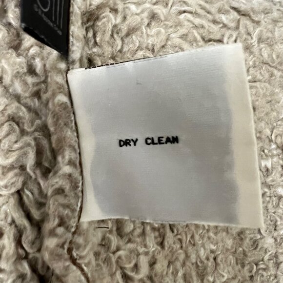 Kenneth Cole NY Womens Brown Faux Shearling Penny Lane Coat Hooded size Medium - Picture 13 of 15